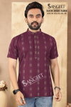 Sangeet Rayon Dobby Rayon Half Sleeves Best Mens Shirt Kurta Wholesale Shop In Surat